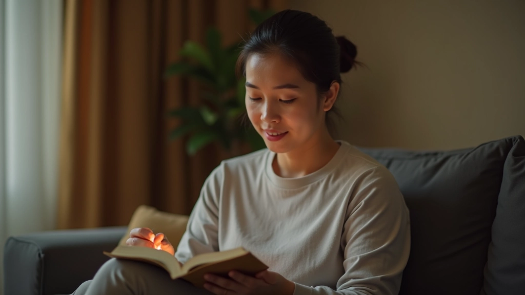 Person engaged in leisure activity after work hours, relaxing with hobby or personal interest, showing fulfilling personal time